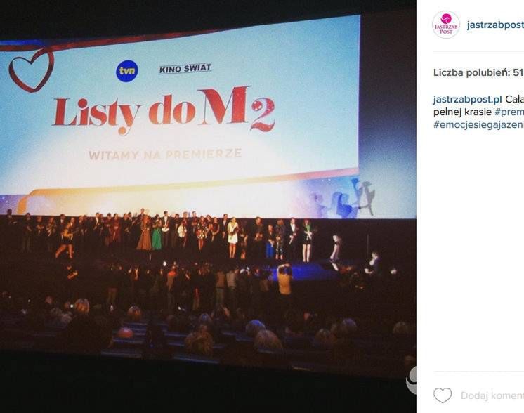 Premiera "Listy do M.2." - Instagram