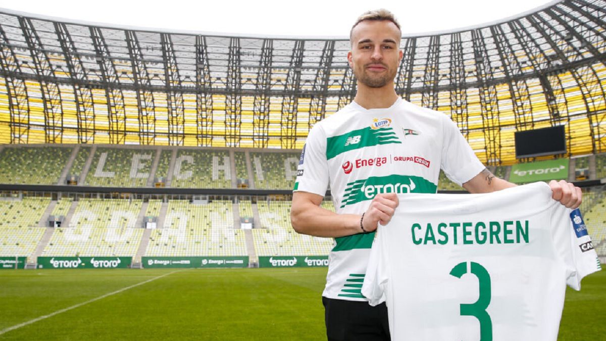 Materiały prasowe / Lechia Gdańsk / Na zdjęciu: Henrik Castegren