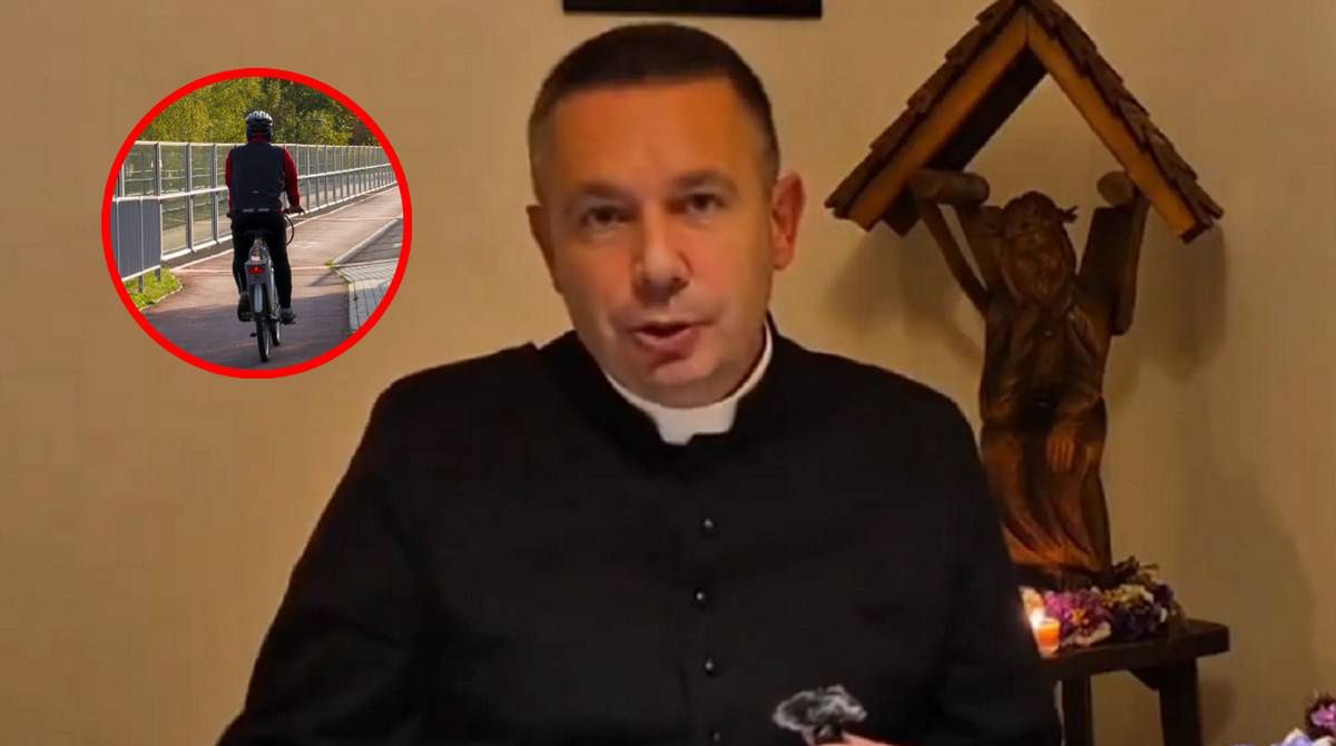 Znany ksiądz atakuje rowerzystów. "Bezczelność"