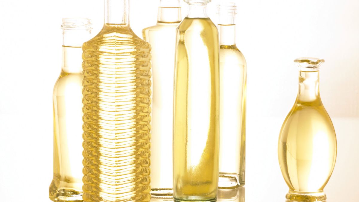 Olej kukurydziany, orzechowy i oliwa