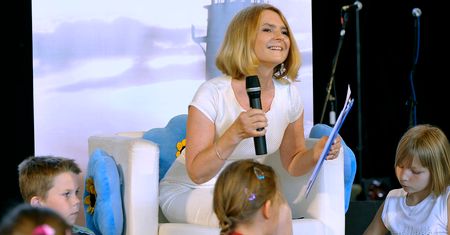 Małgorzata Tusk czytała najmłodszym bajkę na pikniku ITAKI