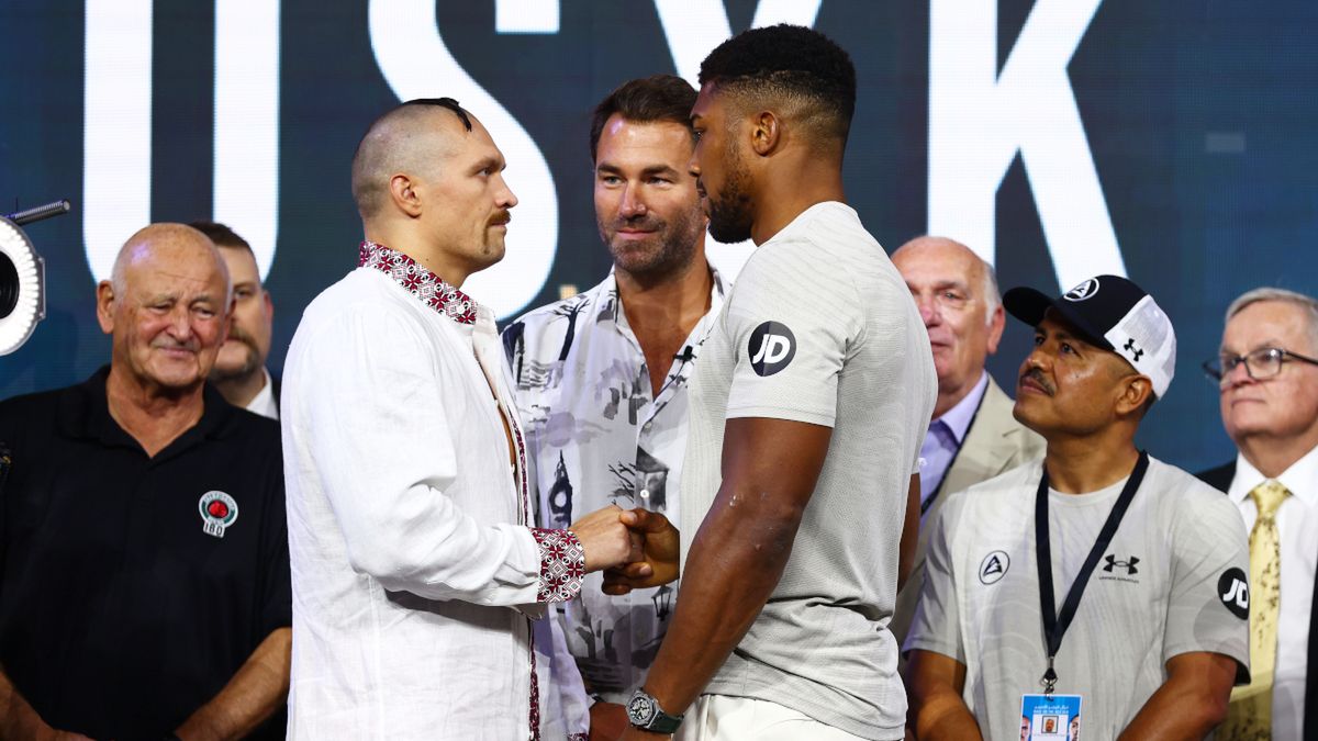 Zdjęcie okładkowe artykułu: Getty Images / Na zdjęciu: Ołeksandr Usyk i Anthony Joshua