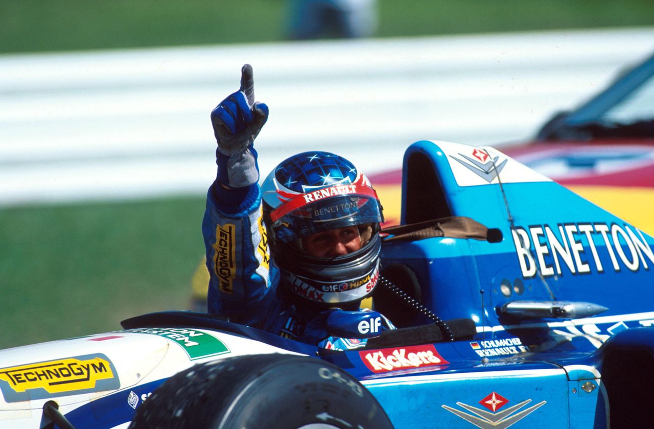 Michael Schumacher w Benettonie B195B