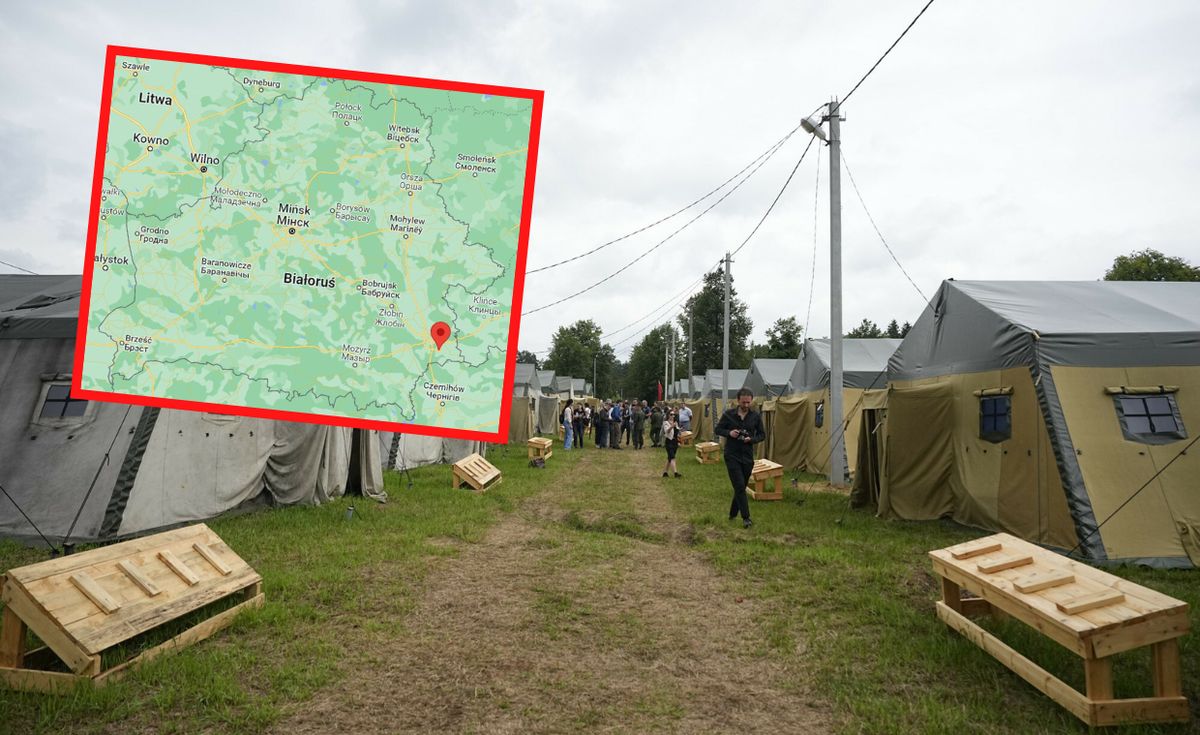 Obóz dla wagnerowców w miejscowości Cel na Białorusi 