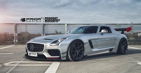 Prior Design Mercedes SLS AMG PD900GT - ostre pożegnanie