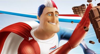 Kapitan walczący z cukrem reklamuje Aquafresh (wideo)