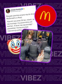 Rosja: Luka Safronow przykuł się do DRZWI McDonalda: "Hamburgery stają się symbolem pogwałcenia wolności"