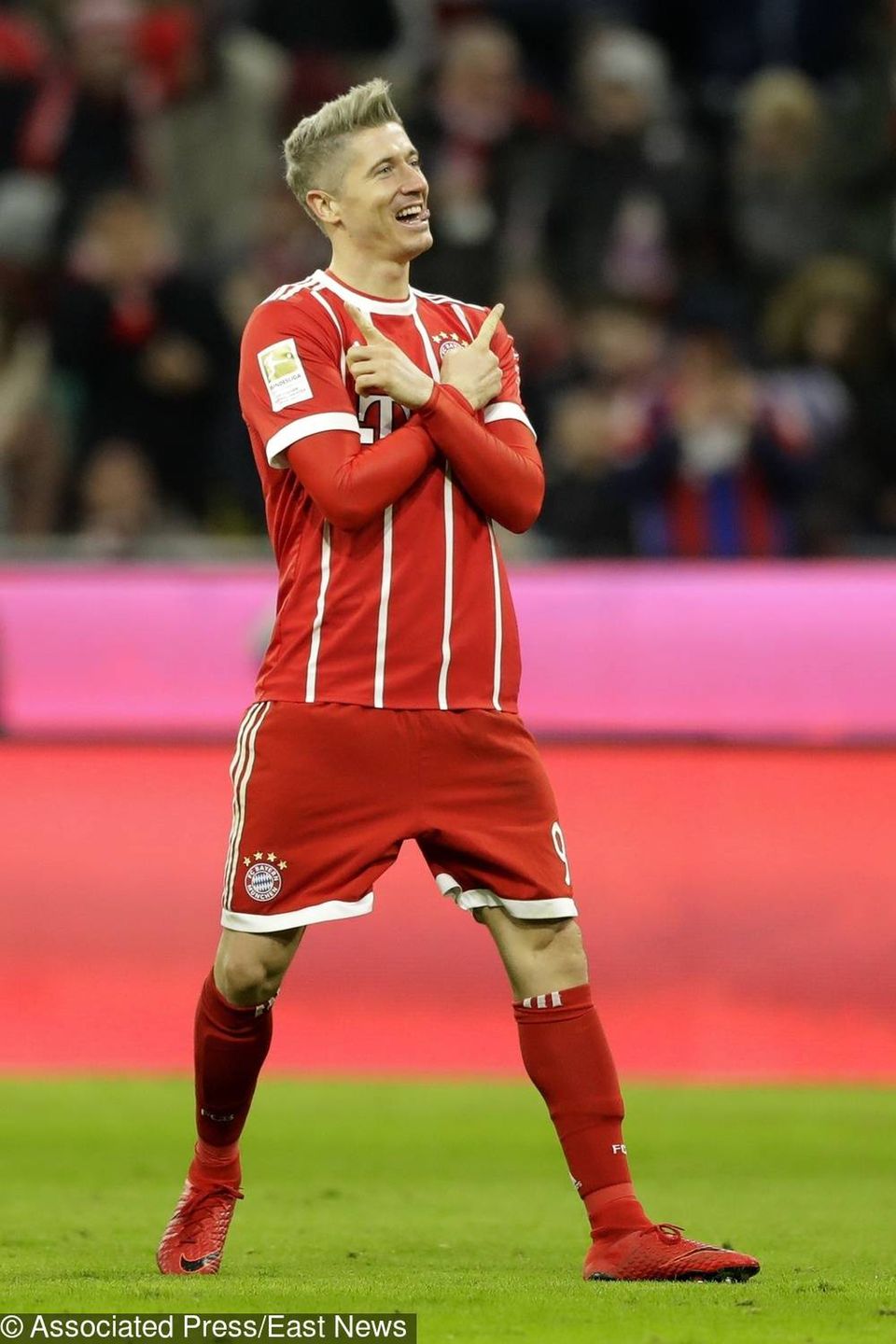 Robert Lewandowski blondynem