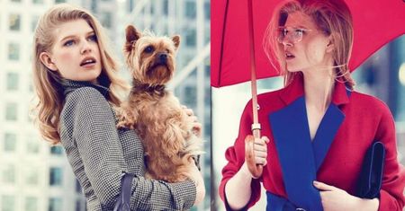 Ola Rudnicka pozuje dla brytyjskiego "Harper's Bazaar"