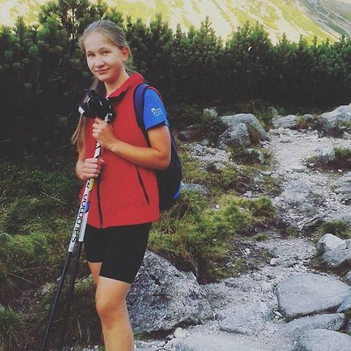 Irena Szkurat podczas jednej z górskich wycieczek (Fot. Instagram)