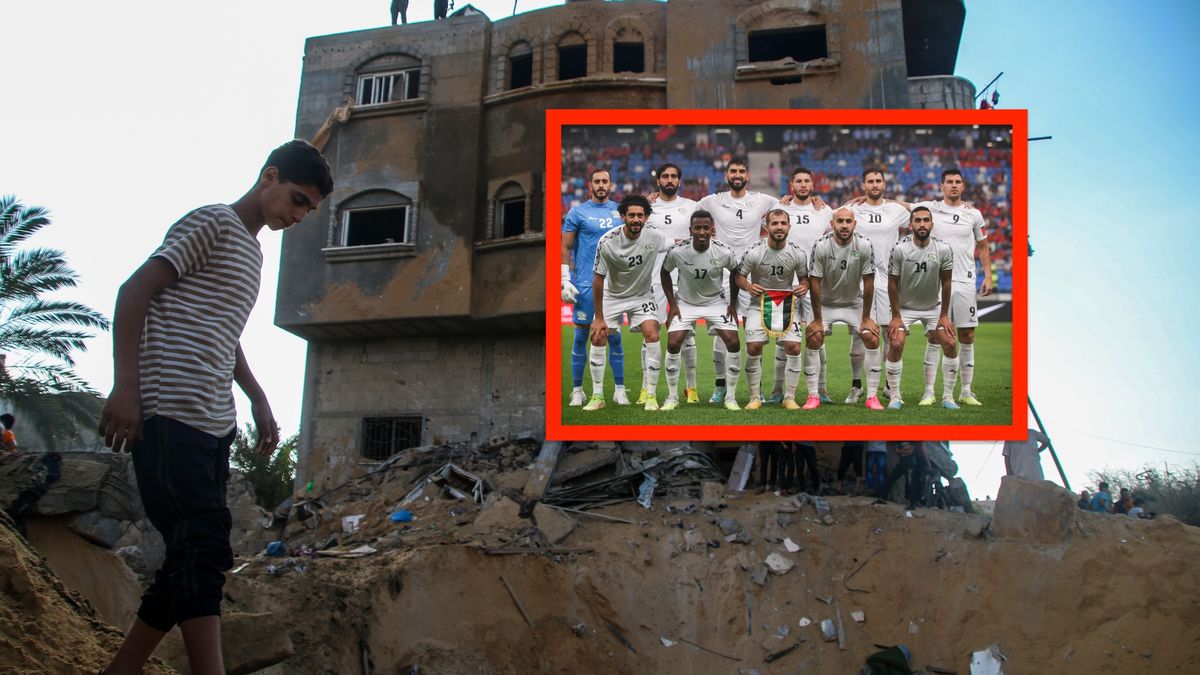 Getty Images / Ahmad Hasaballah oraz  CFIDC/VCG / Piłkarze z Palestyny nie mają możliwości rozgrywać meczów na własnym terenie - z powodu działań wojennych. Pomocną rękę wyciągnęła Algieria.