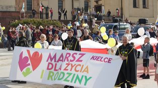 Kielce: Tłumy na Marszu dla Życia i Rodziny