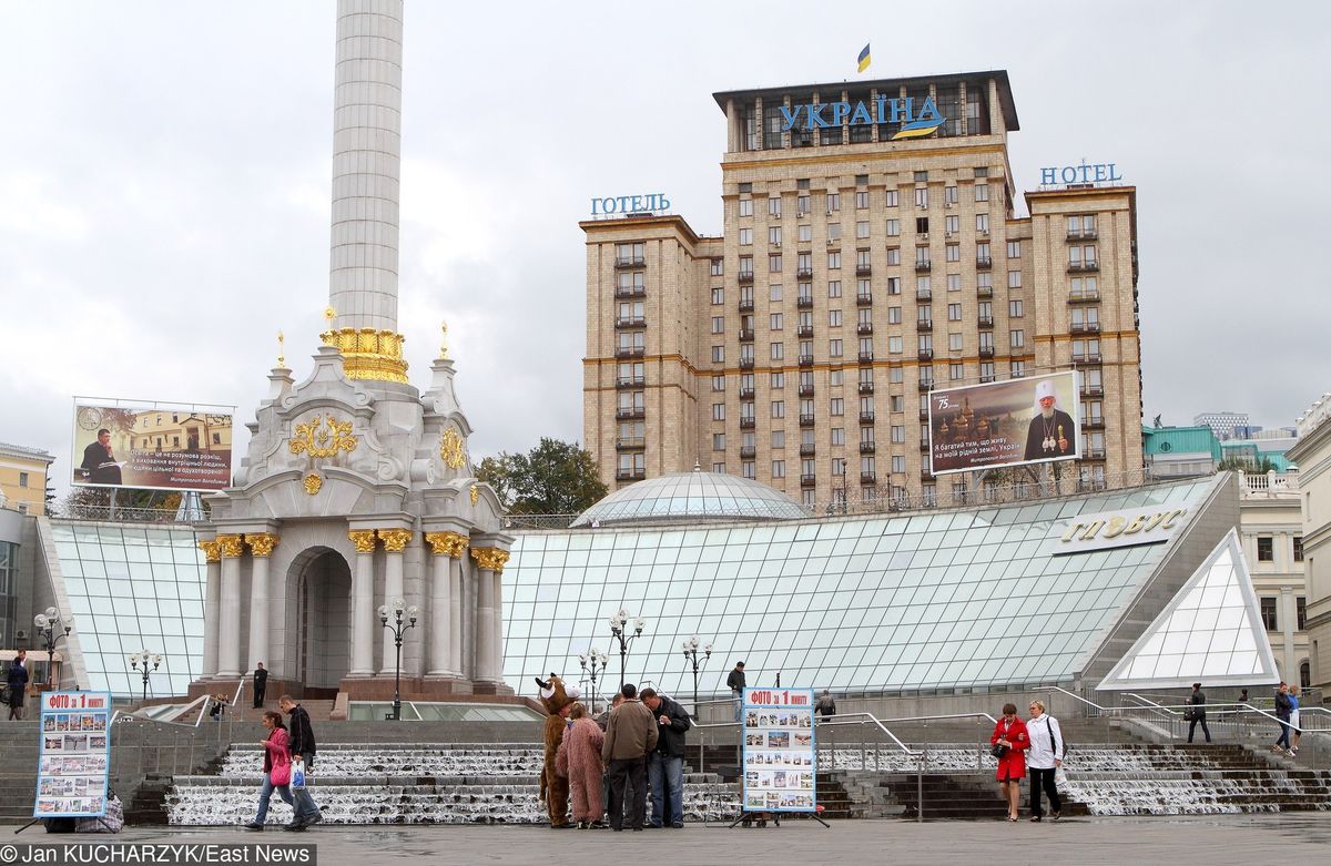Ewakuacja w centrum Kijowa. Policja dostała informację o bombie