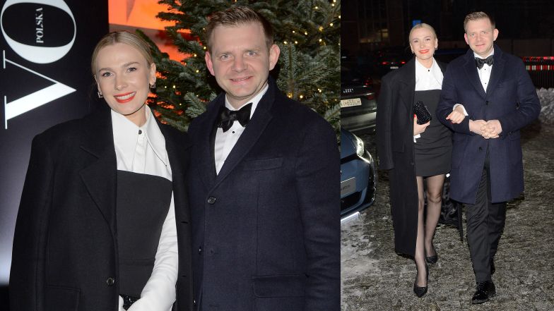 Rafał Zawierucha z żoną