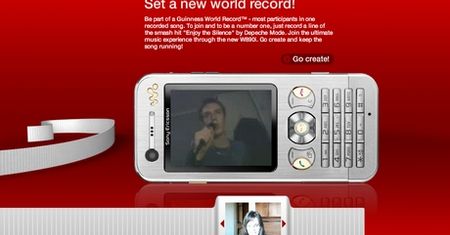 Sony Ericsson zaprasza użytkowników do bicia rekordu Guinessa