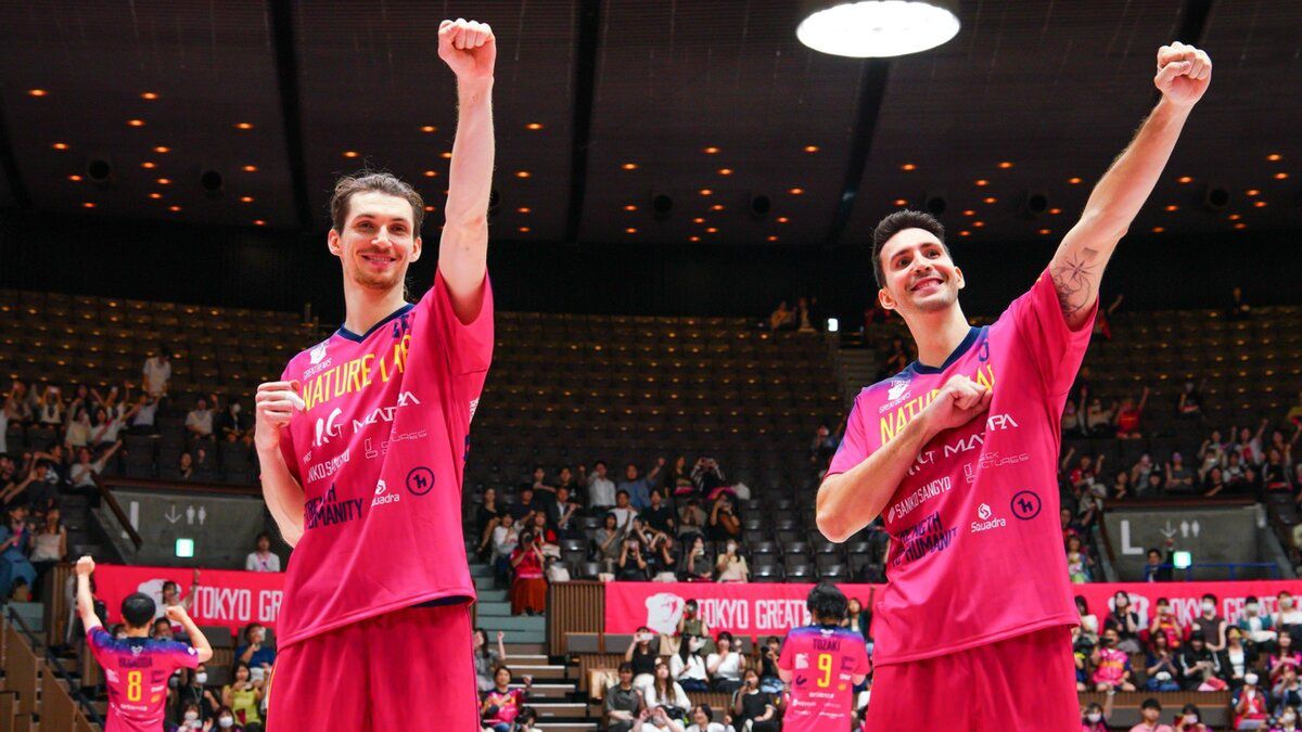 Twitter / Tokyo Great Bears / Maciej Muzaj w barwach Tokyo Great Bears