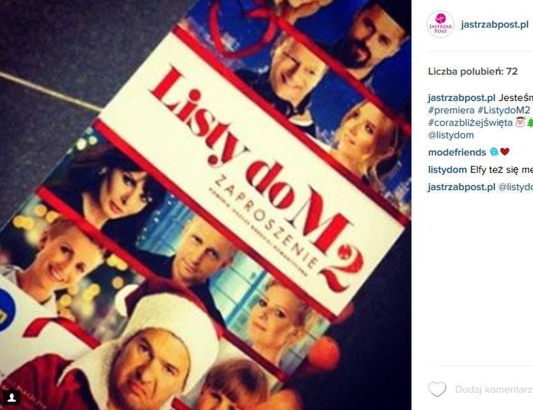 Premiera "Listy do M.2." - Instagram