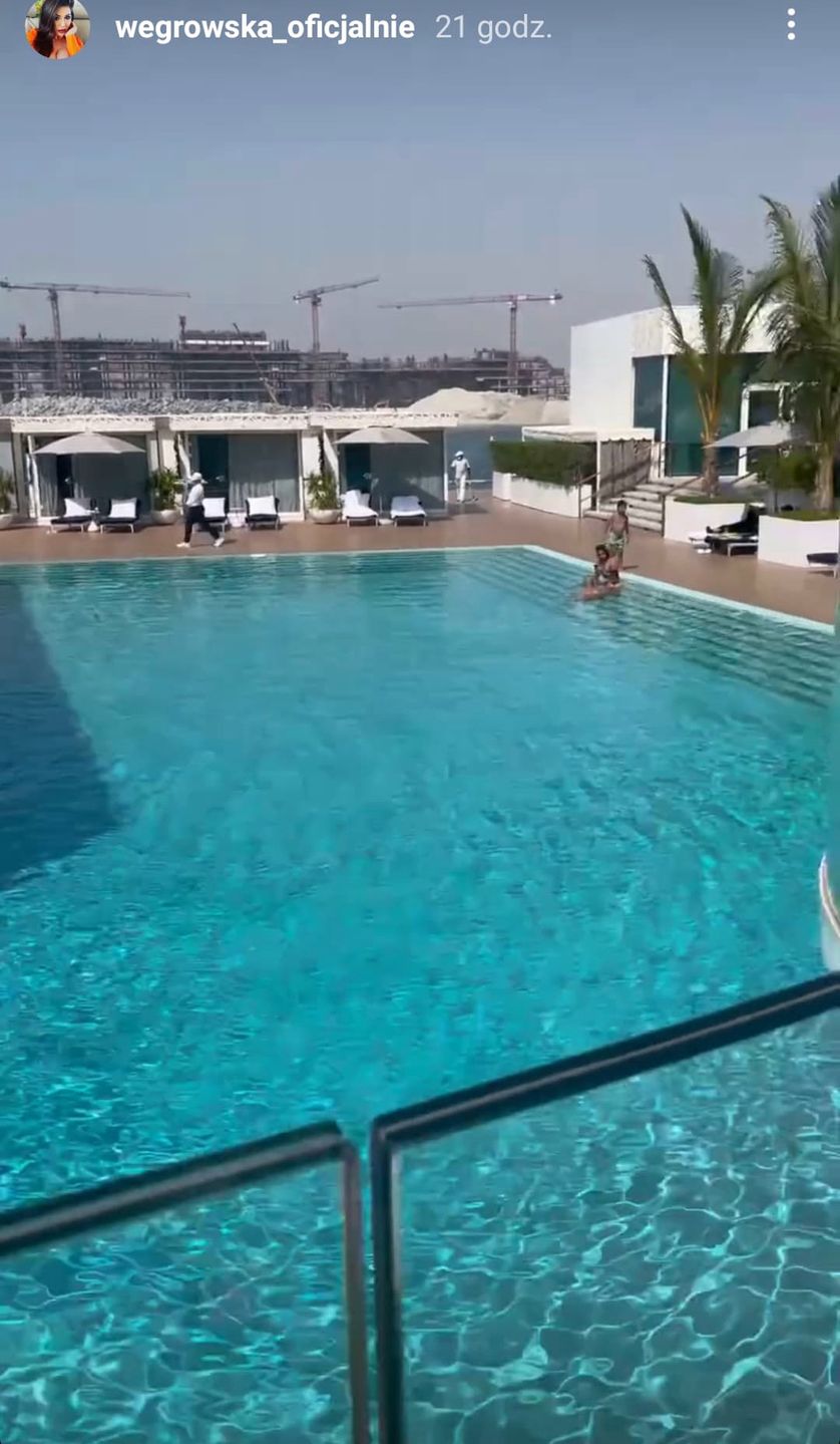Iwona Węgrowska odpoczywa w Dubaju