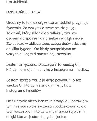 Agnieszka Hyży - urodziny