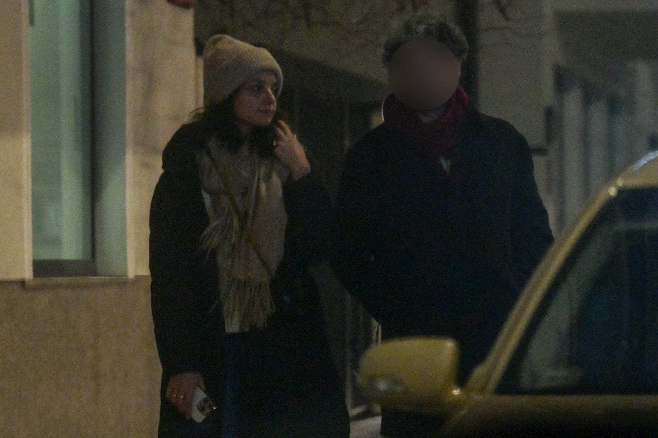 Maria Dębska na spotkaniu z tajemniczym mężczyzną
