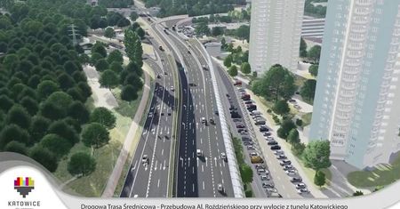 Katowice. Ma być szybko i bez korków. Miasto chce przebudować wylot Alei Roździeńskiego w kierunku Sosnowca, Tychów i Mysłowic