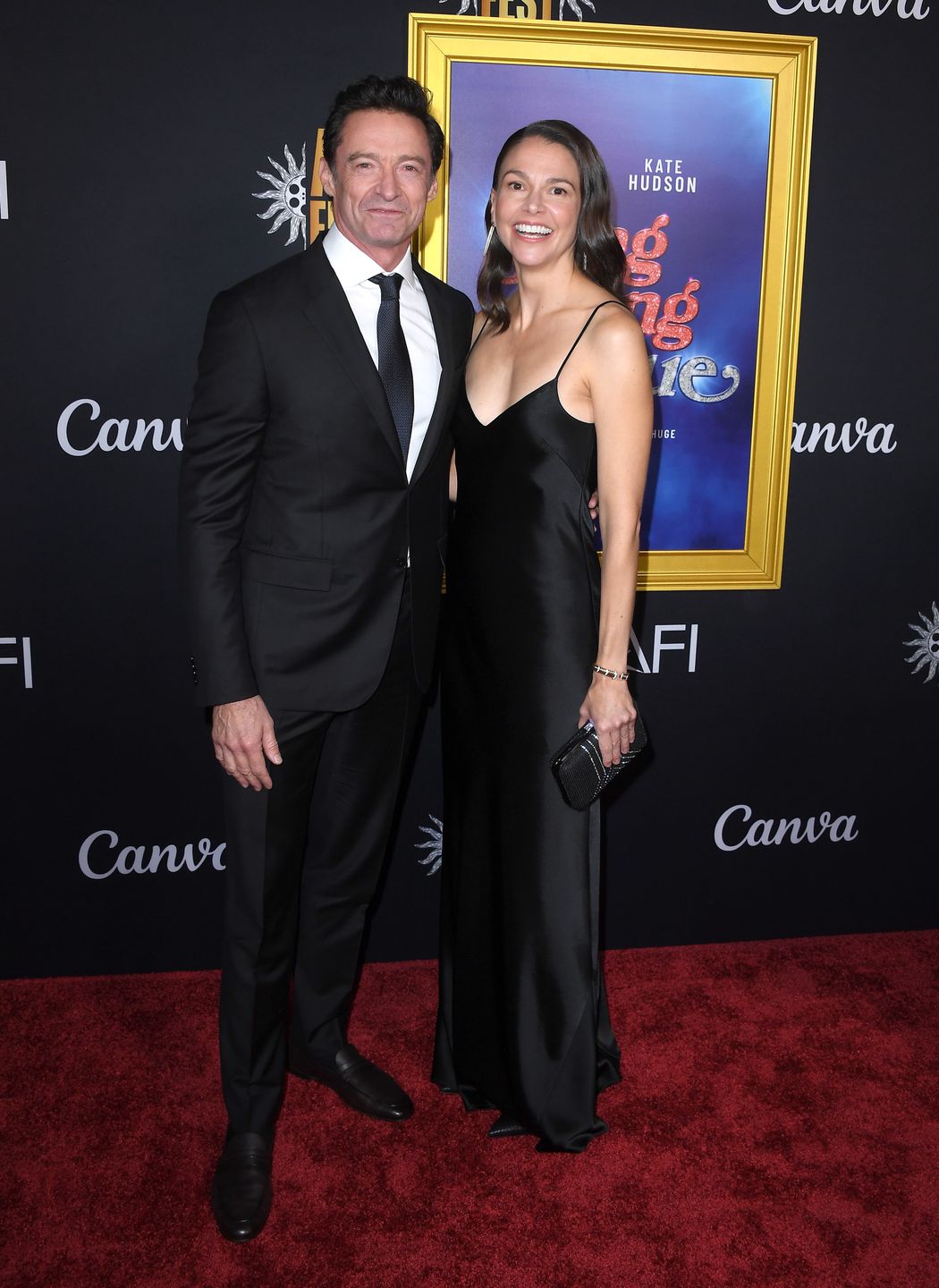 Hugh Jackman i Sutton Foster na premierze "Song Song Blue"