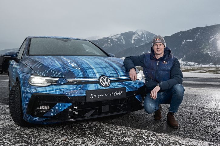 Johann Kristoffersson i Volkswagen Golf R