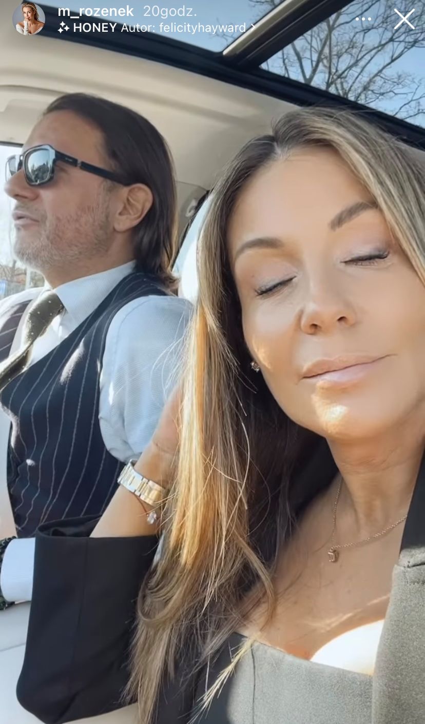 Małgorzata Rozenek i Radosław Majdan