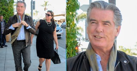 Pierce Brosnan z 10 lat młodszą żoną idzie na randkę! "Nadal za sobą szalejemy" (ZDJĘCIA)