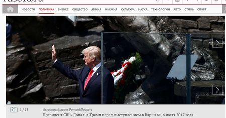 Rosja komentuje wizytę Trumpa w Polsce. Poruszyły ją dostawy gazu i kupno Patriotów