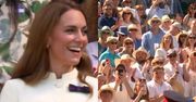 Księżna na Wimbledonie. Publiczność OSZALAŁA na widok Kate Middleton (WIDEO)