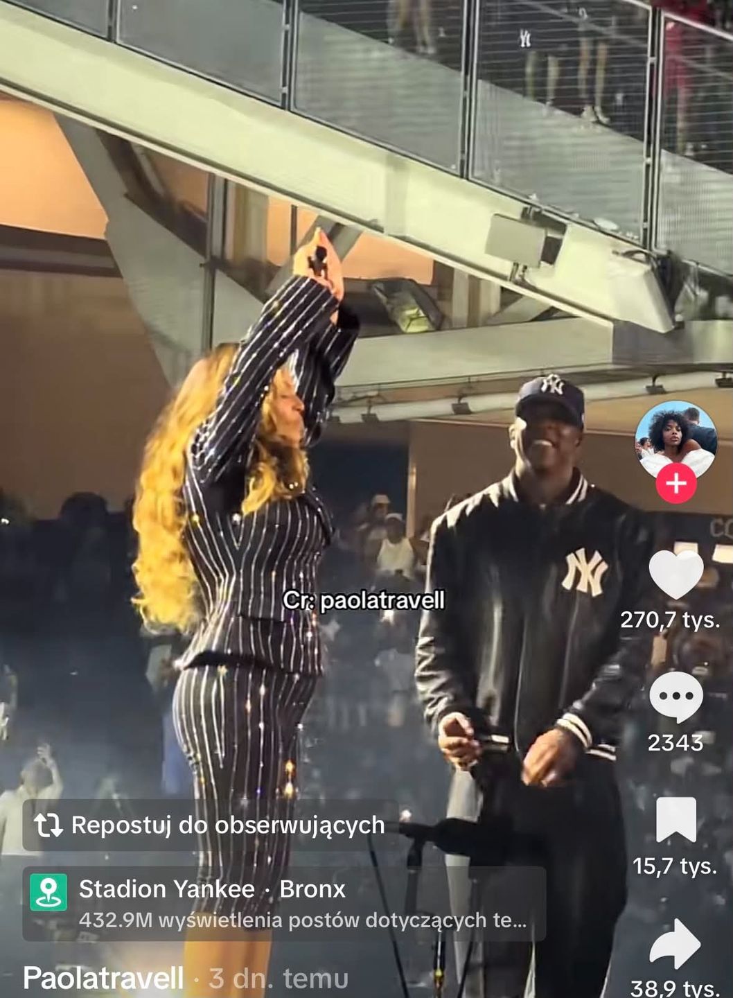 Beyonce na koncercie Jaya-Z