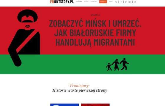 Rusza serwis reporterów śledczych Frontstory.pl