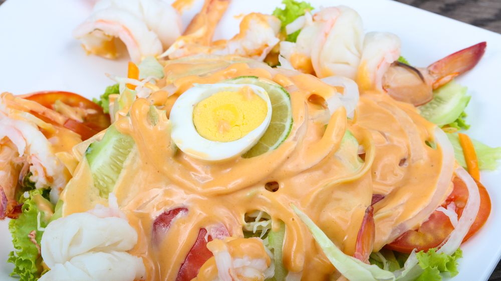 Sos tysiąca wysp o obniżonej zawartości tłuszczu