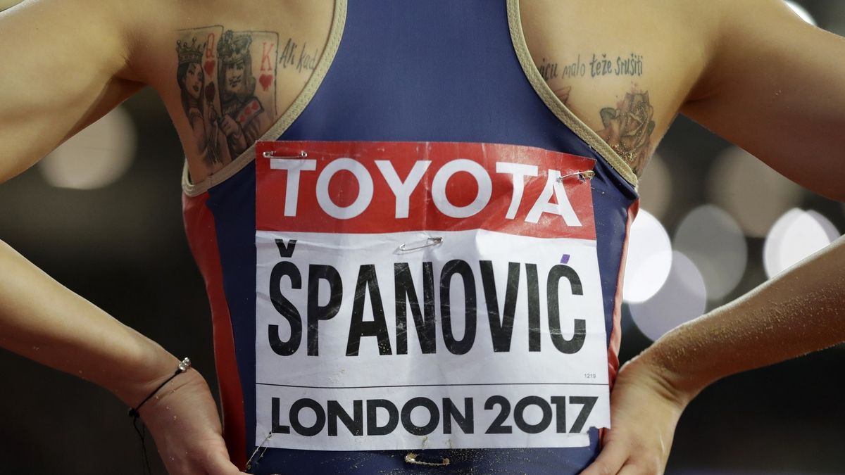 Numer startowy Ivany Spanovic, przez który straciła szansę na złoto