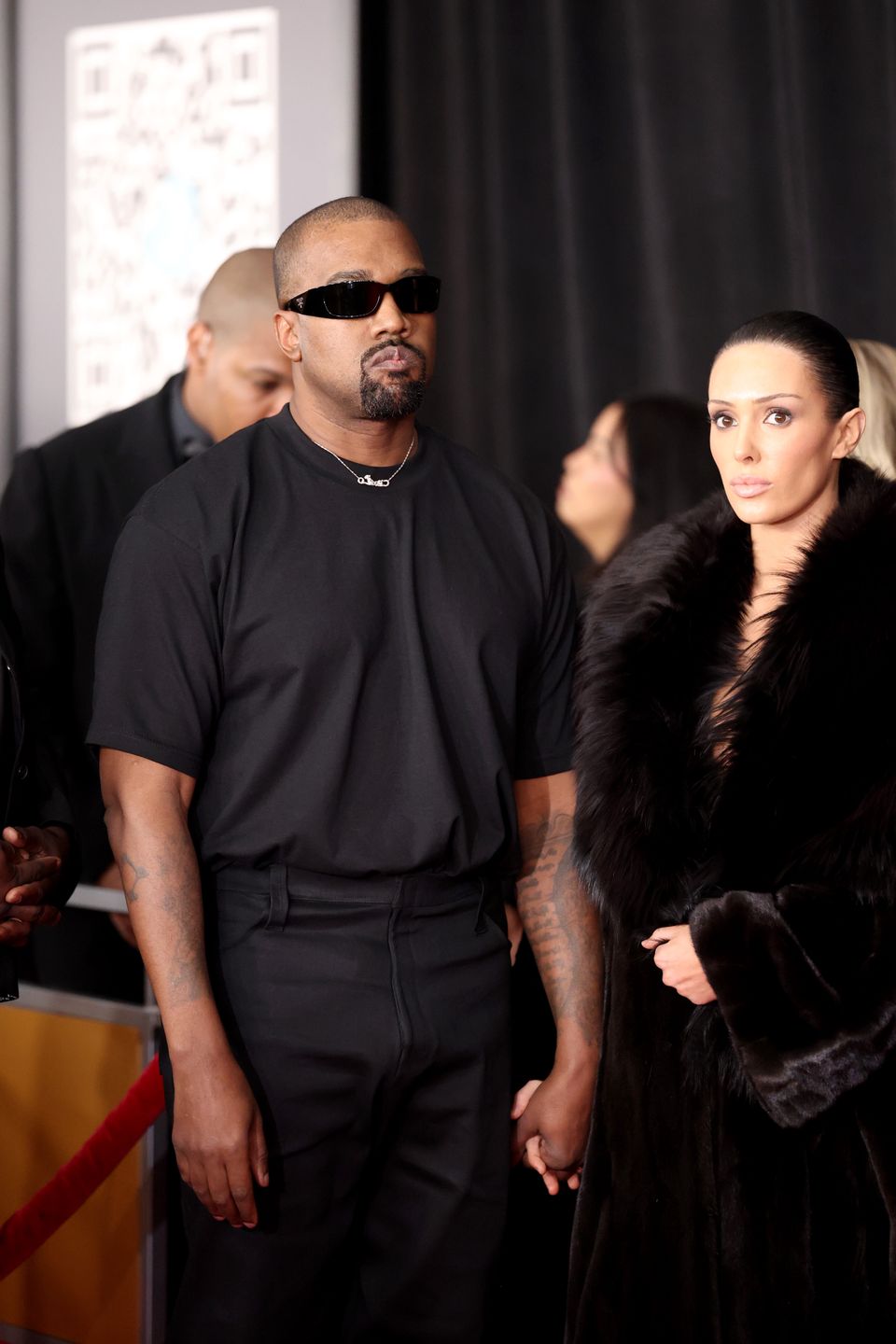 Grammy 2025. Kanye West i Bianca Censori