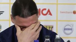 Jest tylko człowiekiem. Zlatan Ibrahimović rozpłakał się podczas konferencji (wideo)