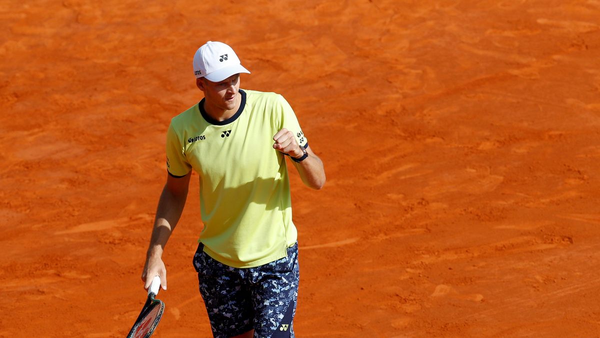 PAP/EPA / SEBASTIEN NOGIER / Na zdjęciu: Hubert Hurkacz