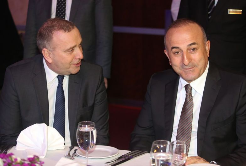 24.03.2014, Ankara. Grzegorz Schetyna i Mevl&#252;t &#199;avuşoglu</br>