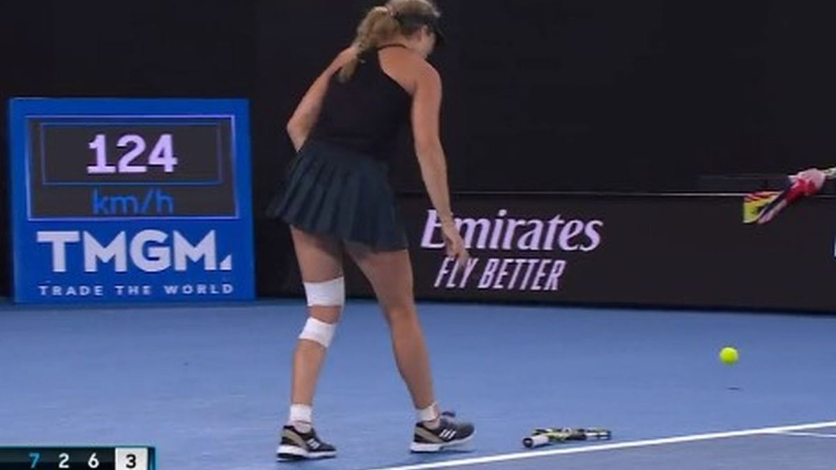 Twitter / Australian Open  / Danielle Collins zaliczyła zabawną pomyłkę