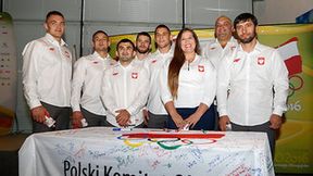 Rio 2016: Ślubowanie olimpijskie zapaśników (galeria)