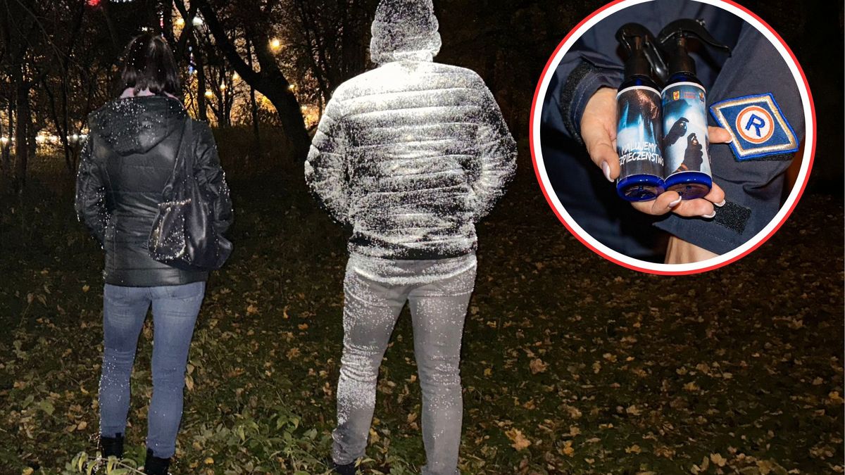 Spray polepsza widoczność pieszych. Policja rusza z akcją