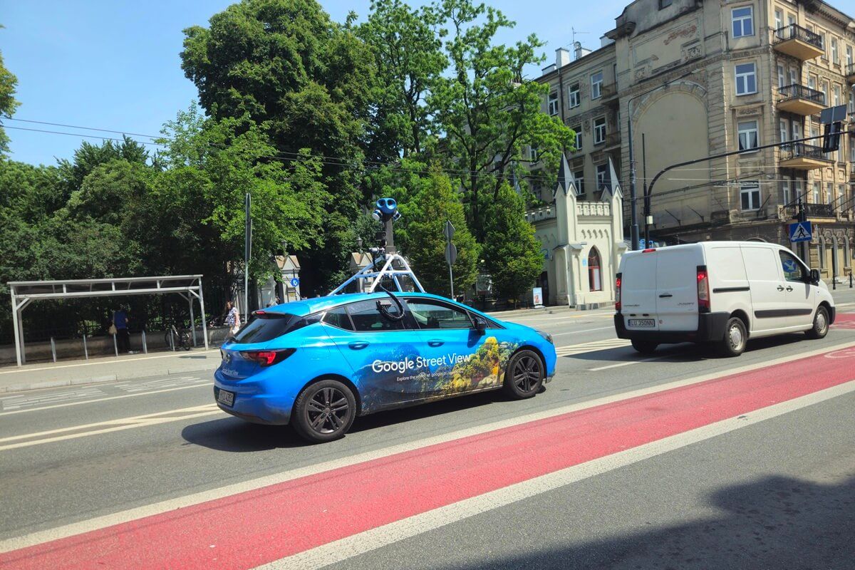 Samochód Google Street View w Lublinie