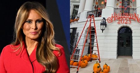 Melania Trump udekorowała Biały Dom na Halloween. Nie ma pajęczyn, duchów i nietoperzy... Szkoda? (FOTO)