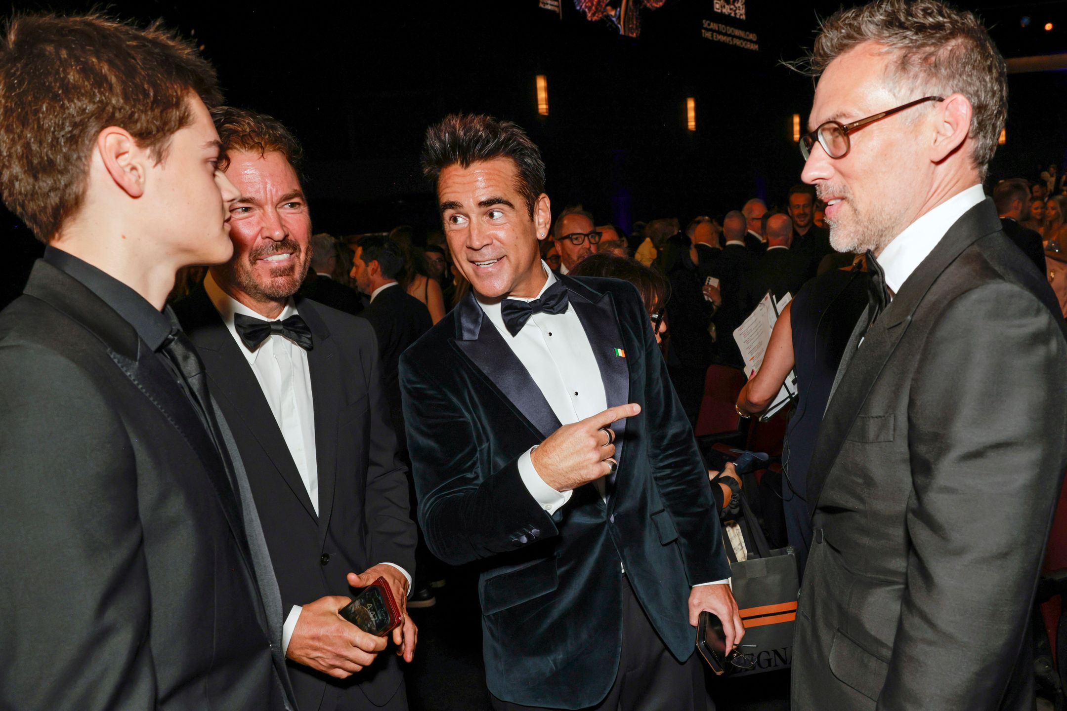 Colin Farrell i Henry Tadeusz na rozdaniu nagród Emmy