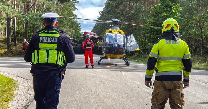 Dwie osoby zginęły na drodze powiatowej