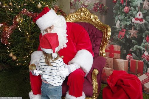 Mikołaj w galerii handlowej