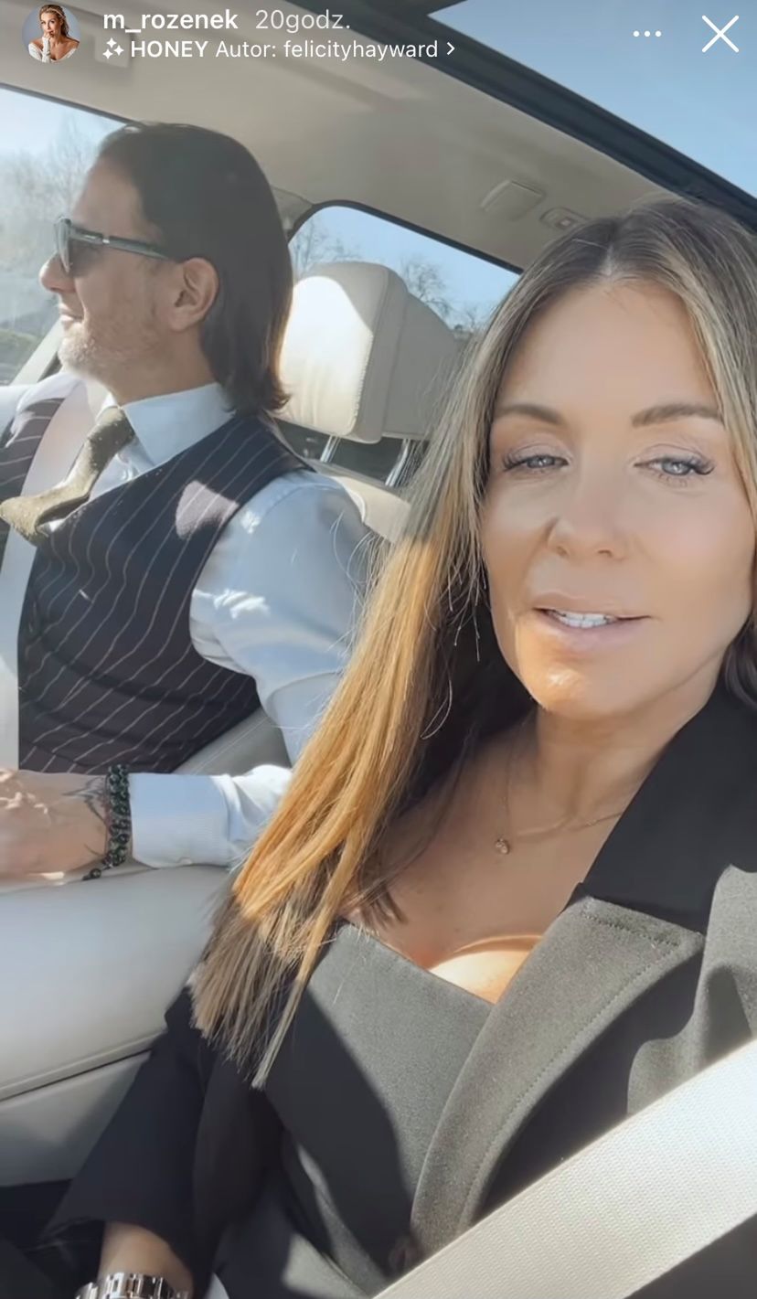 Małgorzata Rozenek i Radosław Majdan