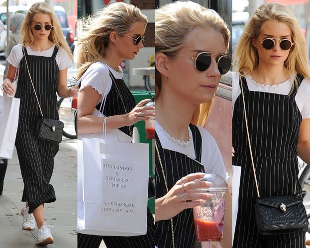 #TRENDY: Lottie Moss w eleganckim kombinezonie