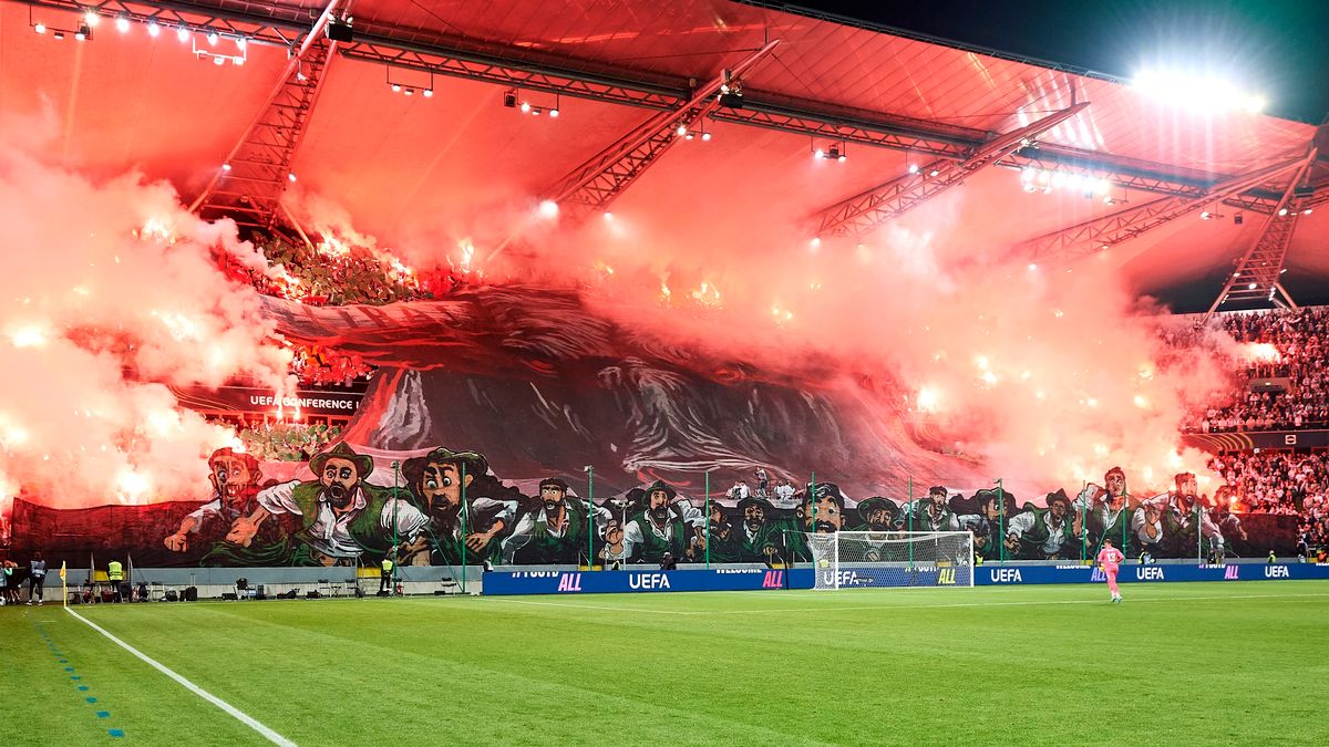 Getty Images / Adam Nurkiewicz / Na zdjęciu: Szwedzi przygotowują się na przyjazd kibiców Legii